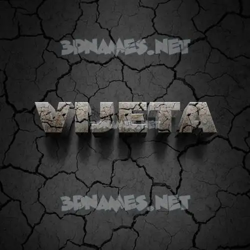 vijeta in Cracked Stone style - 3D name wallpaper vijeta in Cracked Stone style - 3D name wallpaper