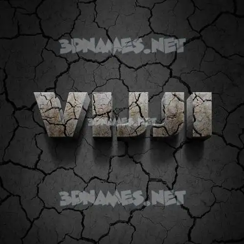 vijji in Cracked Stone style - 3D name wallpaper vijji in Cracked Stone style - 3D name wallpaper