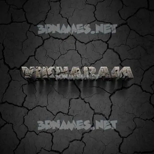 viknaraja in Cracked Stone style - 3D name wallpaper viknaraja in Cracked Stone style - 3D name wallpaper