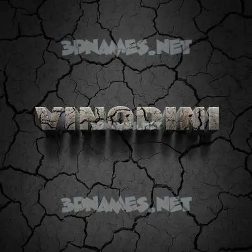 vinodini in Cracked Stone style - 3D name wallpaper vinodini in Cracked Stone style - 3D name wallpaper