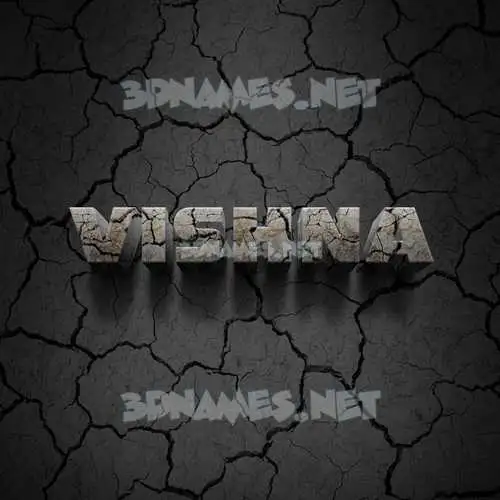 vishna in Cracked Stone style - 3D name wallpaper vishna in Cracked Stone style - 3D name wallpaper