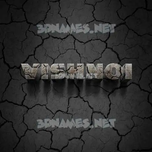 vishnoi in Cracked Stone style - 3D name wallpaper vishnoi in Cracked Stone style - 3D name wallpaper