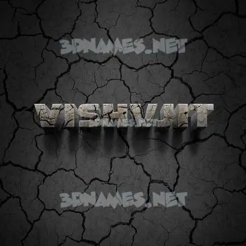 vishvjit in Cracked Stone style - 3D name wallpaper vishvjit in Cracked Stone style - 3D name wallpaper