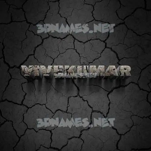 vivekumar in Cracked Stone style - 3D name wallpaper vivekumar in Cracked Stone style - 3D name wallpaper