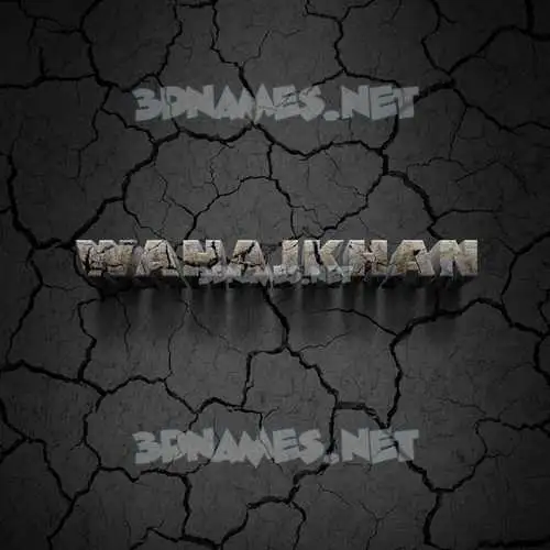 wahajkhan in Cracked Stone style - 3D name wallpaper wahajkhan in Cracked Stone style - 3D name wallpaper