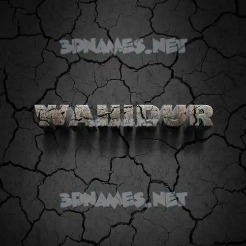 wahidur in Cracked Stone style - 3D name wallpaper