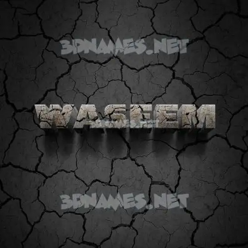 waseem in Cracked Stone style - 3D name wallpaper waseem in Cracked Stone style - 3D name wallpaper