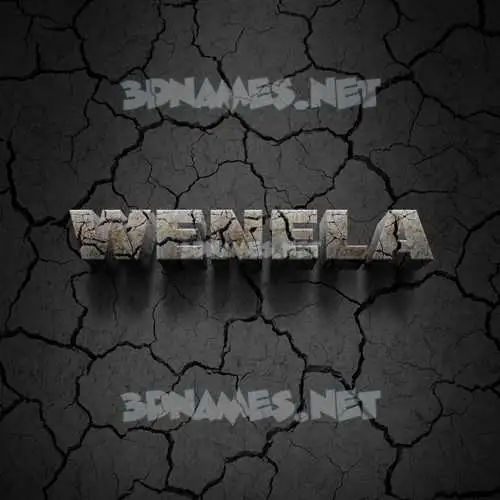 wenela in Cracked Stone style - 3D name wallpaper wenela in Cracked Stone style - 3D name wallpaper