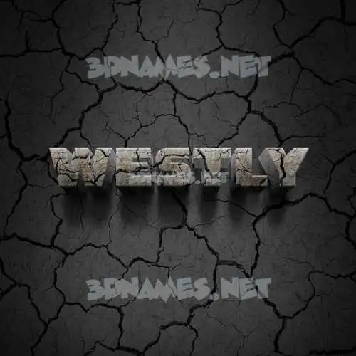 westly in Cracked Stone style - 3D name wallpaper westly in Cracked Stone style - 3D name wallpaper