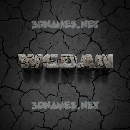 wgdan in Cracked Stone style - 3D name wallpaper wgdan in Cracked Stone style - 3D name wallpaper