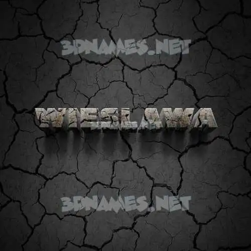 wieslawa in Cracked Stone style - 3D name wallpaper wieslawa in Cracked Stone style - 3D name wallpaper