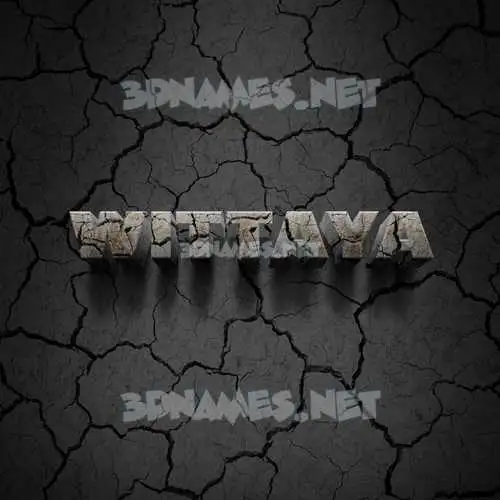 wittaya in Cracked Stone style - 3D name wallpaper wittaya in Cracked Stone style - 3D name wallpaper