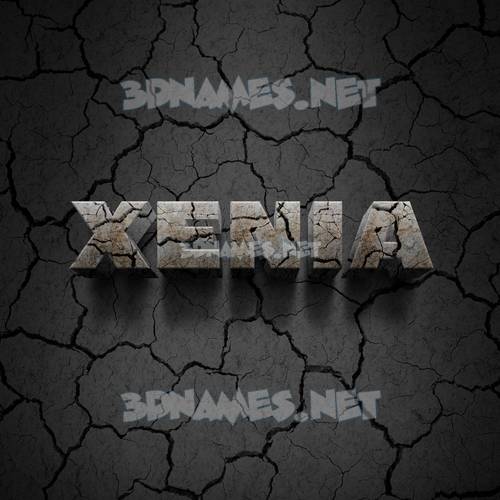Preview of Cracked Stone 3D name for "xenia"