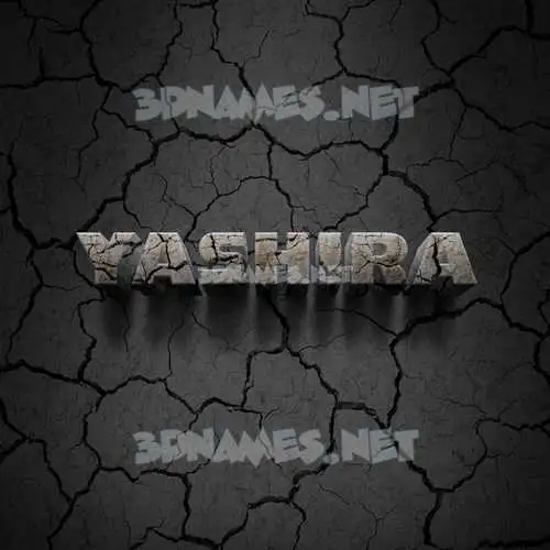 yashira in Cracked Stone style - 3D name wallpaper yashira in Cracked Stone style - 3D name wallpaper