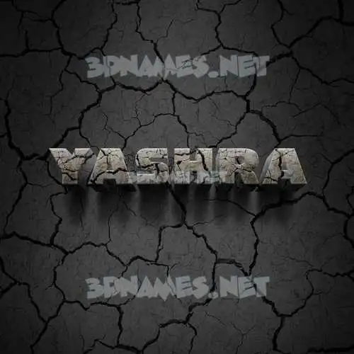 yashra in Cracked Stone style - 3D name wallpaper yashra in Cracked Stone style - 3D name wallpaper