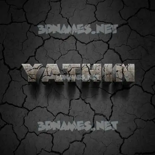 yathin in Cracked Stone style - 3D name wallpaper yathin in Cracked Stone style - 3D name wallpaper