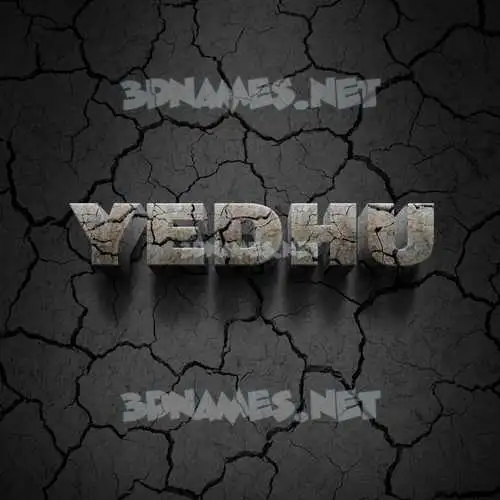 yedhu in Cracked Stone style - 3D name wallpaper yedhu in Cracked Stone style - 3D name wallpaper