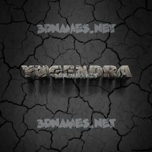 yugendra in Cracked Stone style - 3D name wallpaper yugendra in Cracked Stone style - 3D name wallpaper