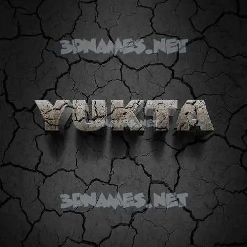 yukta in Cracked Stone style - 3D name wallpaper yukta in Cracked Stone style - 3D name wallpaper