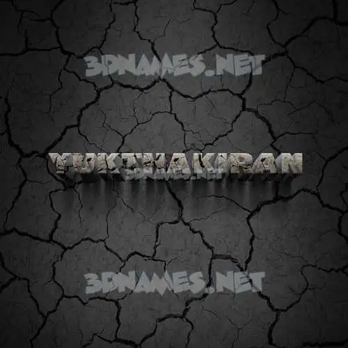 yukthakiran in Cracked Stone style - 3D name wallpaper yukthakiran in Cracked Stone style - 3D name wallpaper