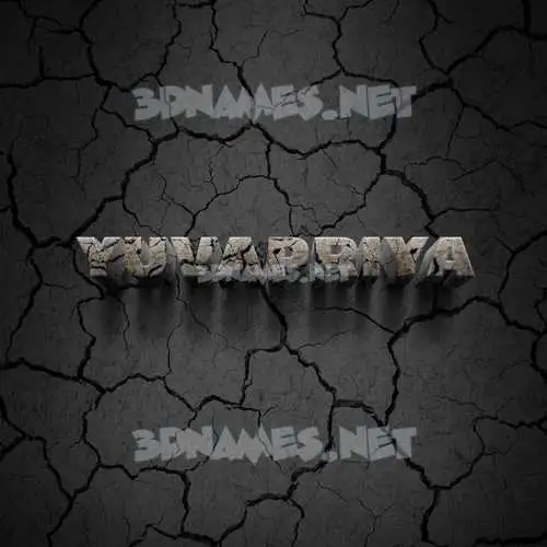 yuvapriya in Cracked Stone style - 3D name wallpaper