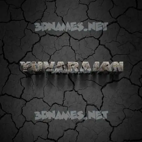 yuvarajan in Cracked Stone style - 3D name wallpaper yuvarajan in Cracked Stone style - 3D name wallpaper