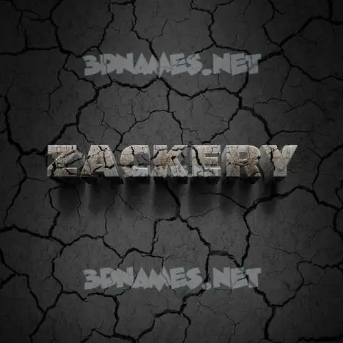 zackery in Cracked Stone style - 3D name wallpaper zackery in Cracked Stone style - 3D name wallpaper