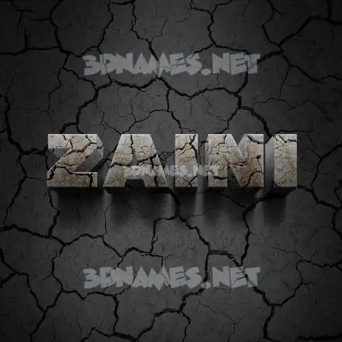 zaini in Cracked Stone style - 3D name wallpaper zaini in Cracked Stone style - 3D name wallpaper