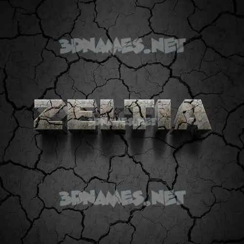 zeltia in Cracked Stone style - 3D name wallpaper zeltia in Cracked Stone style - 3D name wallpaper