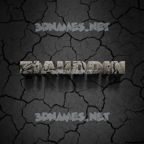 ziauddin in Cracked Stone style - 3D name wallpaper ziauddin in Cracked Stone style - 3D name wallpaper