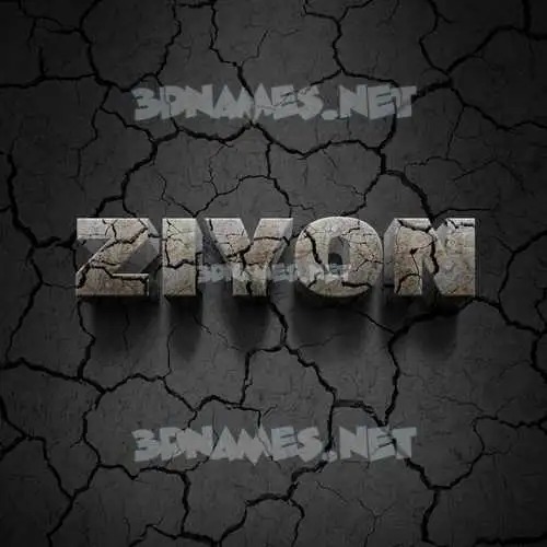 ziyon in Cracked Stone style - 3D name wallpaper ziyon in Cracked Stone style - 3D name wallpaper