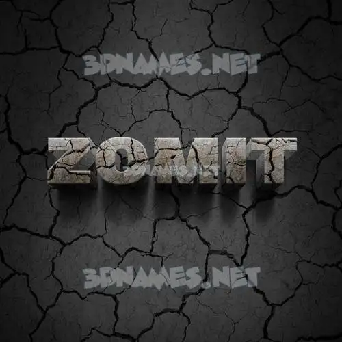 zomit in Cracked Stone style - 3D name wallpaper zomit in Cracked Stone style - 3D name wallpaper
