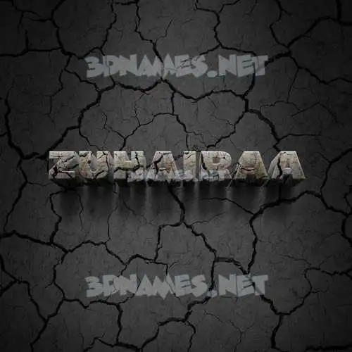 zuhairaa in Cracked Stone style - 3D name wallpaper zuhairaa in Cracked Stone style - 3D name wallpaper