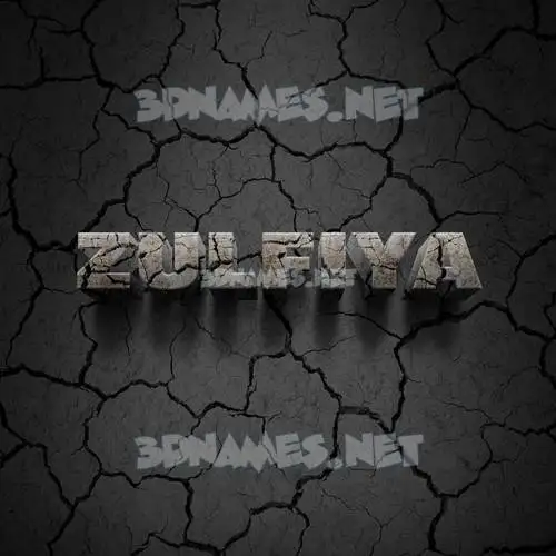 zulfiya in Cracked Stone style - 3D name wallpaper zulfiya in Cracked Stone style - 3D name wallpaper