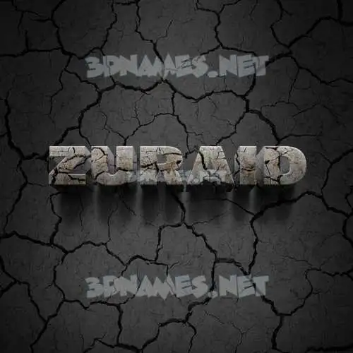 zuraid in Cracked Stone style - 3D name wallpaper zuraid in Cracked Stone style - 3D name wallpaper
