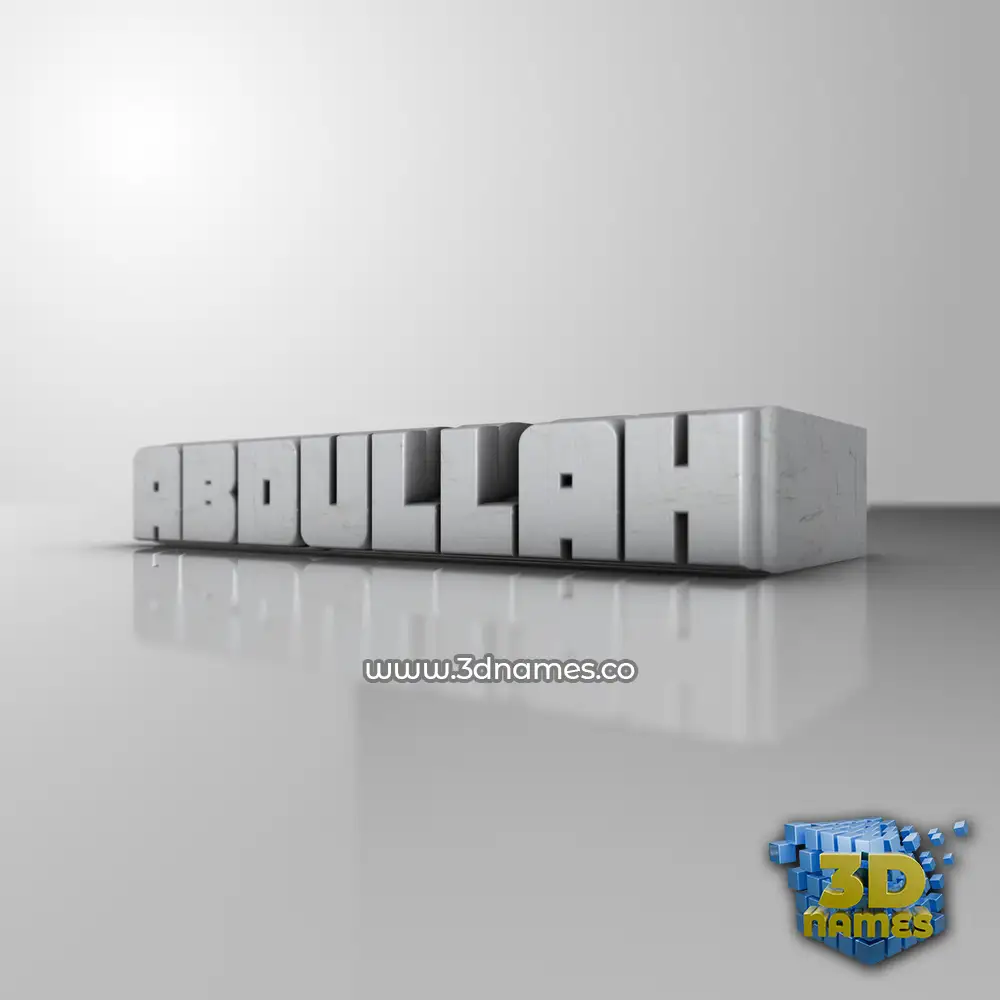 abdullah in White Metro style - 3D name wallpaper abdullah in White Metro style - 3D name wallpaper