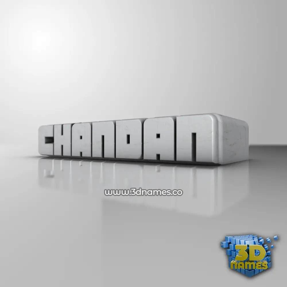 chandan in White Metro style - 3D name wallpaper chandan in White Metro style - 3D name wallpaper