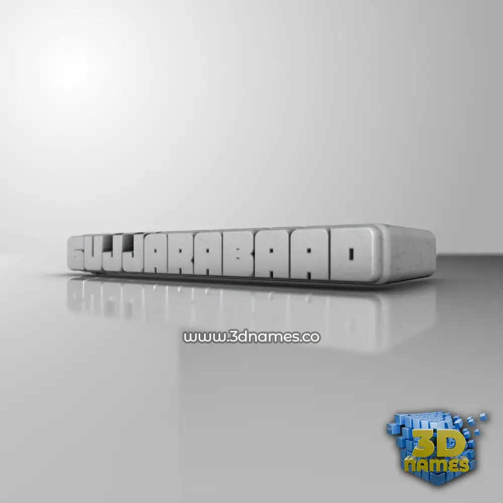 gujjarabaad in White Metro style - 3D name wallpaper gujjarabaad in White Metro style - 3D name wallpaper