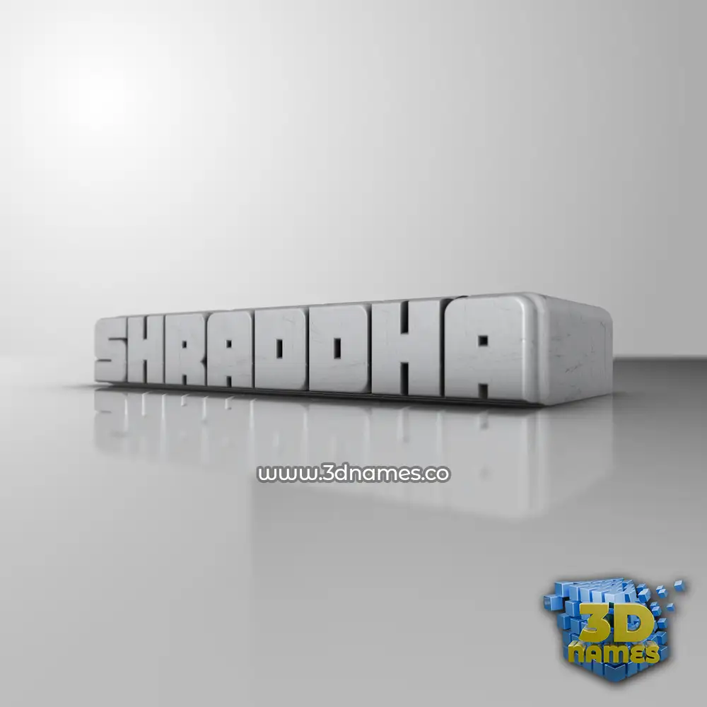 shraddha in White Metro style - 3D name wallpaper shraddha in White Metro style - 3D name wallpaper