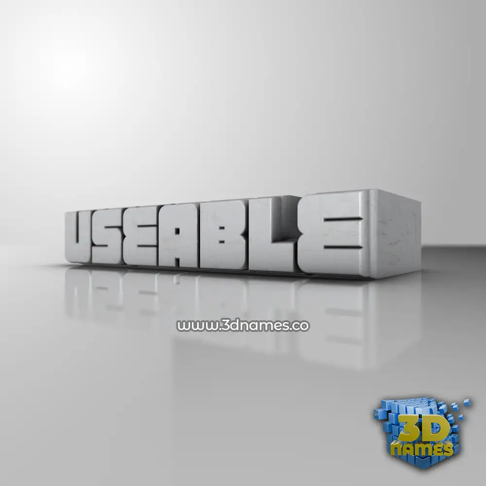 useable in White Metro style - 3D name wallpaper useable in White Metro style - 3D name wallpaper