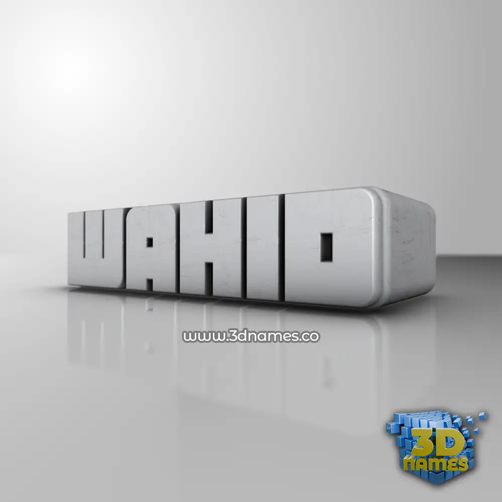 wahid in White Metro style - 3D name wallpaper wahid in White Metro style - 3D name wallpaper