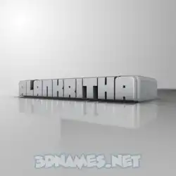 alankritha in White Metro style - 3D name wallpaper