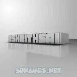 ashrithsai in White Metro style - 3D name wallpaper