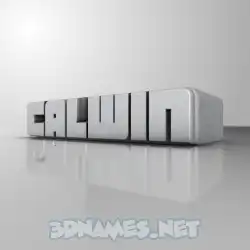 calwin in White Metro style - 3D name wallpaper