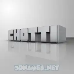chotti in White Metro style - 3D name wallpaper