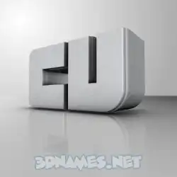 cv in White Metro style - 3D name wallpaper