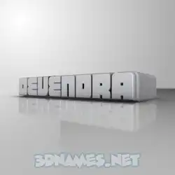 devendra in White Metro style - 3D name wallpaper