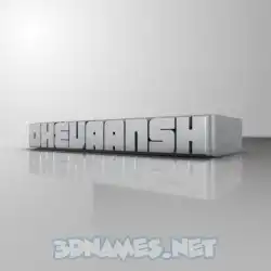dhevaansh in White Metro style - 3D name wallpaper