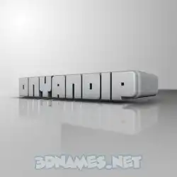 dnyandip in White Metro style - 3D name wallpaper
