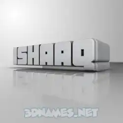 ishaaq in White Metro style - 3D name wallpaper
